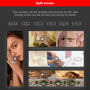 Luxgaze 23 35 <span class=keywords><strong>47</strong></span> inch kéo dài thanh kệ cạnh <span class=keywords><strong>LCD</strong></span> hiển thị kỹ thuật số biển quảng cáo màn hình quảng cáo hiển thị - Product Image 2