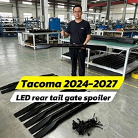 Spoiler de hayon de voiture avec troisième feu stop LED pour Toyota Tacoma 2024 2025 2026 2027 4ème génération, accessoires extérieurs pour camion