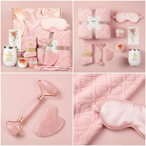 Lunaire - Set de <span class=keywords><strong>Regalo</strong></span> de Lujo <span class=keywords><strong>para</strong></span> el Cuidado Personal <span class=keywords><strong>para</strong></span> Mujer, Cesta de <span class=keywords><strong>Regalo</strong></span> de Spa Rosa con Manta, Perfecta <span class=keywords><strong>para</strong></span> el Día de la Madre, Regalos de Cumpleaños - Product Image 5