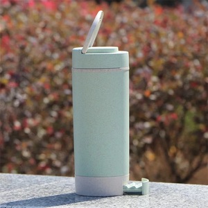 Eco Friendly Phone Holder Bouteilles D'Eau En Plastique Wheat <strong>Straw</strong> <strong>Water</strong> <strong>Bottle</strong> With Custom Logo - Product Image 3