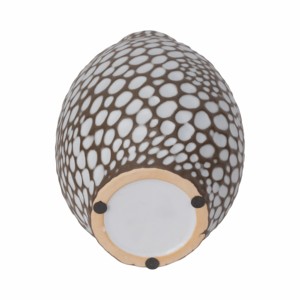 Vaso in ceramica moderno con motivo a pois per l'arredamento del soggiorno, vaso chic per fiori - Product Image 6