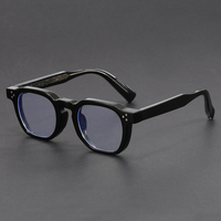Gafas con montura gruesa Vintage, luz azul para hombre, gafas cuadradas, marcos de lujo, 2025 gafas, monturas de plástico