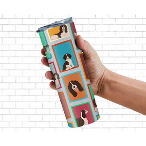 Vaso delgado de acero inoxidable Lots of Liver English Springer Spaniel - Product Image 4