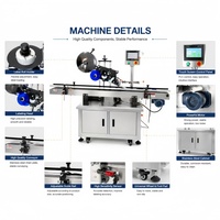 Machine d'étiquetage à surface plane, Étiqueteuse pour surfaces planes, Équipement d'étiquetage pour bouteilles, cartes et pochettes