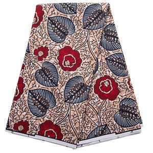 Tissu Africain Pagnes Coton Ciré Hollandais 100%, 6 Yards, Dobby Peigné Batik Tissé Chevrons 150g/m² - Product Image 2