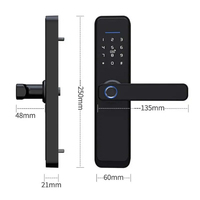 Elock Es242f Automatische Ckd Skd Fabriek Prijs Vingerafdruk Dead Bolt Deur Ttlock Smart Home Berging Smartlock Smart Lock
