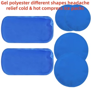 Compresas de Gel Reutilizables, Duraderas, Suaves y Flexibles para un Alivio Rápido del Dolor, Compresas Frías y Calientes para Lesiones - Product Image 1