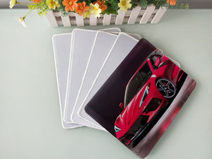 220X180X3Mm Rand Overlock Gestikt Effen Witte Kleur Muismat Sublimatie Blanco - Product Image 4