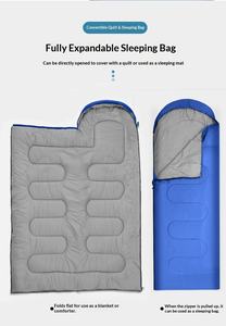 Sac de couchage d'intérieur pour adultes et enfants, style enveloppe, portable, couverture pour la pause déjeuner, cadeaux de fête, logo personnalisé, vente en gros 2026 - Product Image 4