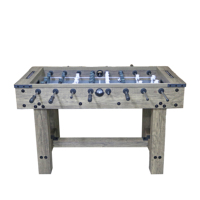 Vente en gros personnalisée en usine bon marché de haute qualité 55 ''Table de football avec lumière LED Table de football en matériau MDF Table de football jeu de bureau