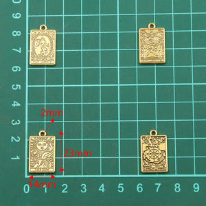 Huanye 6 14 * 23mm亜鉛合金アクセサリーAliExpress Instagramニッチタロットペンダント - Product Image 5