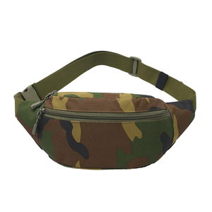 Riñonera de Camuflaje con Logotipo Personalizado al por Mayor, Riñonera Impermeable de Nailon para Deportes al Aire Libre, Bolso Cruzado para Hombre - Product Image 1