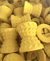 Jouet à mâcher en caoutchouc naturel pour chien, personnalisé en usine, résistant aux fuites de nourriture, pour le nettoyage des dents et l'entraînement
