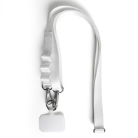 Lanière personnalisée avec logo, lanière de cou, lanière de poignet, lanière promotionnelle en polyester, porte-carte d'identité mobile, porte-clés, peut être personnalisée avec un logo