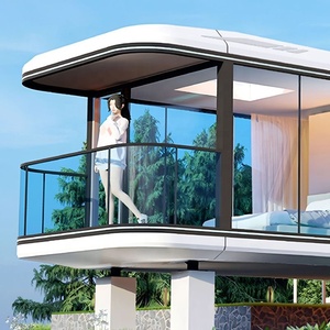 Casas Prefabricadas Ecológicas <span class=keywords><strong>en</strong></span> Contenedores, Casa Cápsula Exterior de 2 Dormitorios con Cocina, Espacio Comercial, Habitación Cápsula Tipo Dirigible <span class=keywords><strong>en</strong></span> <span class=keywords><strong>Venta</strong></span> - Product Image 3