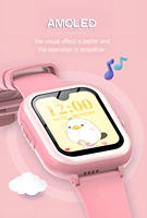Montre connectée GPS pour enfants 4G VM01 Écran Amoled Étanche IP67 Localisation LBS WIFI Carte SIM 4G Appel vidéo SOS Montre connectée pour enfants