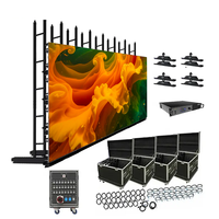 Écran LED suspendu 16x9 pieds pour location de scène, événements et concerts, panneaux LED modulables 500x1000mm, 7680Hz