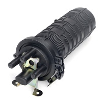 Boîte de connexion à fibre optique 96 cœurs thermorétractable 1-In-3-Out Vertical Optical Cable Splicing Cap-Type Barrel-Type Pole FC