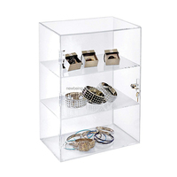 Benutzer definierte klare Acryl vitrine, die klare Acryl vitrine mit Schloss verriegelt