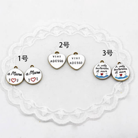 Pendentif FSSCM-14 style européen avec motifs de poissons et de fleurs, breloques personnalisées en acier inoxydable plaqué or et émail, bijoux faits à la main pour femmes
