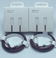 Câble de charge rapide USB-C vers USB-C en nylon tressé 60W PD, transfert de données haute vitesse pour iPhone 15 16 17 18 Pro Max & Air