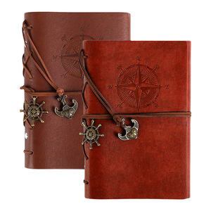 Cao End Retro Ledger Novel Loose Lá Handmade Dây Đeo Tạp Chí Tùy Chỉnh Máy Tính Xách Tay Với Logo - Product Image 1
