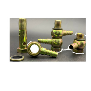 Connecteur hydraulique pour tuyau de 1 mm, tête à bille, tuyau de retour d'huile, vis plate creuse pour modernisation et amélioration - Product Image 1