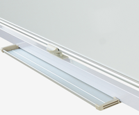 Accessoires pour tableau blanc Porte-gomme sèche et porte-stylo en aluminium pour tableaux blancs
