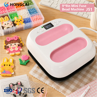 Presse à Chaud Portable Mini 9x9 Pouces, Machine à Repasser Manuelle pour Vêtements, Transfert Thermique, Perles de Puzzle, Vente en Gros