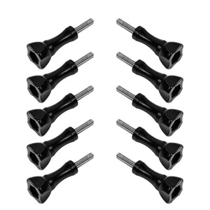 Acier inoxydable fini mat 10 pièces ensemble de vis à oreilles longues antirouille pour GoPro Hero 13 12 11 10 9 7 6 autre caméra d'<span class=keywords><strong>action</strong></span> - Product Image 1