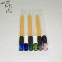 Papier à cigarettes conique non blanchi en verre coloré du fabricant, accessoires pour fumeurs, personnalisable avec LOGO