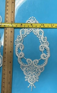 Embroidery Cotton <strong>Lace</strong> Collar Patch Pattern <strong>for</strong> <strong>Sleeves</strong> and Dress - Product Image 4