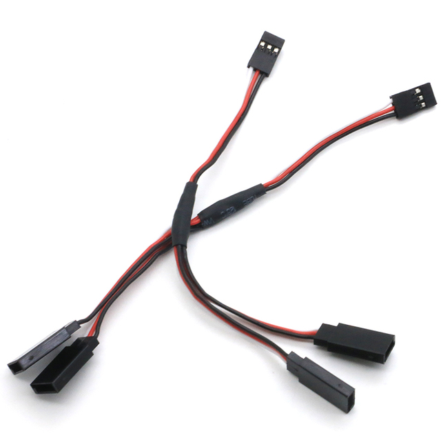 17cm Y Splitter Servo Extension Cord Wire Cable for Futaba JR Industrial