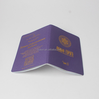 Prix d'usine Logo personnalisé imprimé en couleur livret de taille de passeport livret de passeport livre d'adhésion