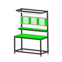 Table de production industrielle en aluminium, ligne de production électronique ESD établi table de travail