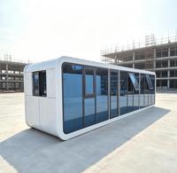 Cabine de Luxe Préfabriquée Mobile et Portable en Acier Léger Isolé, Type Apple Cabin, pour Maison ou Bureau, 20Ft 40Ft, Prix Abordable