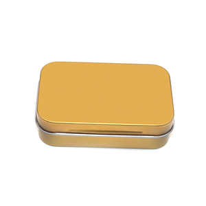 Giá tốt đẹp cấp thực phẩm hình chữ nhật sô cô la tinplate hộp hộ gia đình Nhỏ Lưu Trữ kim loại lon cho Bạc Hà và quà tặng - Product Image 4
