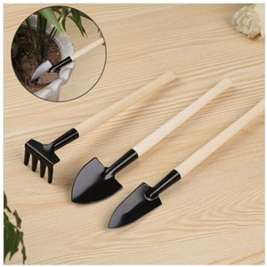 Ensemble d'outils de jardinage, 3 pièces, outils à main en fer pour le jardinage domestique, utilisation manuelle durable - Product Image 1