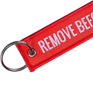 Portachiavi Jet Tag Personalizzato con Logo, Tessuto Ricamato per Voli, Moschettone Promozionale per Ordini all'Ingrosso e <span class=keywords><strong>Regali</strong></span> Aziendali - Product Image 5