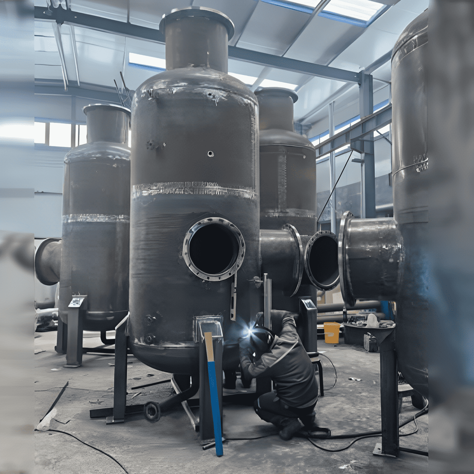 Промышленное оборудование для обработки газа сухой газ фильтр адсорбции оборудование для удаления газа