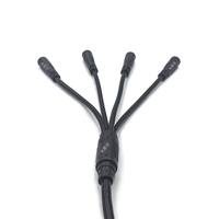 Connecteur Y-Split pour Vélo Électrique et Trottinette Électrique M8, Câble d'Extension 2 Broches, Connecteur Étanche IP67 Mâle-Femelle pour Capteur Automobile