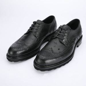New Men's <b>Extra</b>-<b>Large</b> Shoes-High Quality Wedding Shoes with Square Toe Waterproof Height Increasing Durable Construction - Product Image 5