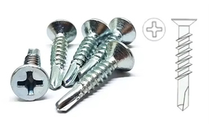 Stainless Steel Self Tapping <b>Screws</b> Metric Coarse Thread 12mm Cap Diameter Plain Finish Class 8.8 - Product Image 4