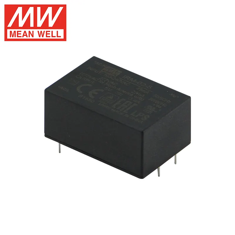 Meanwell IRM-02-5 5V 2W PWB tipo Smps melhor fonte de alimentação de comutação portátil