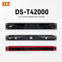 Amplificateur de puissance numérique 4 canaux 4*3000W OEM ODM, montage en rack 1U, amplificateur de classe D pour système audio professionnel