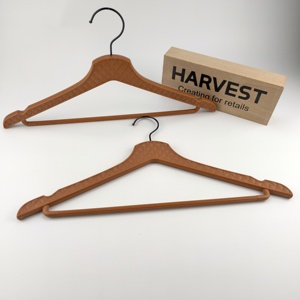 Nieuwe Aankomst Op Maat Gemaakte Luxe Heavy-Duty Pp Plastic Kleerhanger Antislipstang Spuitgegoten Garderobezak Met Één Laag - Product Image 2