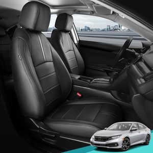 Fundas de Asiento de Coche Personalizadas 1:1 en Cuero Nappa para Honda Civic Sedan LX 2016-2021, Juego Completo, Protector Interior - Product Image 1