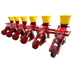 Semoir à maïs plat à 6 rangs monté sur tracteur à haute productivité avec grand réservoir d'engrais / Machine agricole de sécurité pour la plantation des semences - Product Image 5