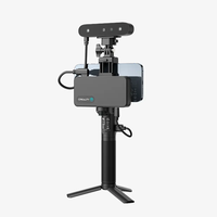 Scanner 3D sans fil WiFi 6 anti-tremblement CR-Scan Ferret Pro, précision de 0,1 mm, couleur pleine 24 bits pour la numérisation en extérieur/métaux/imprimantes 3D