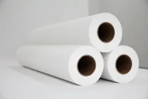 Rollo de papel de transferencia por sublimación de secado rápido, rollo de 24 pulgadas para impresora de escritorio, 100gsm